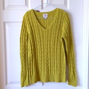 Lemon green sweater